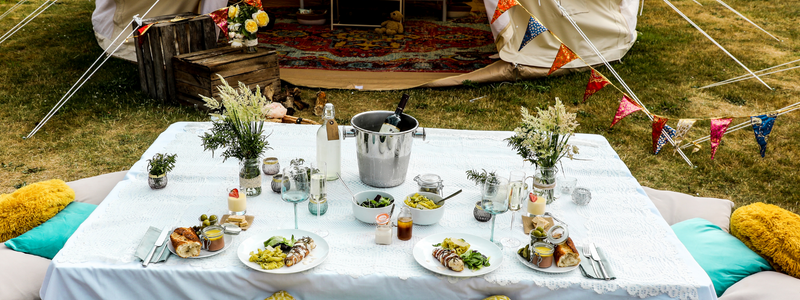 Tea party at Longnor Wood